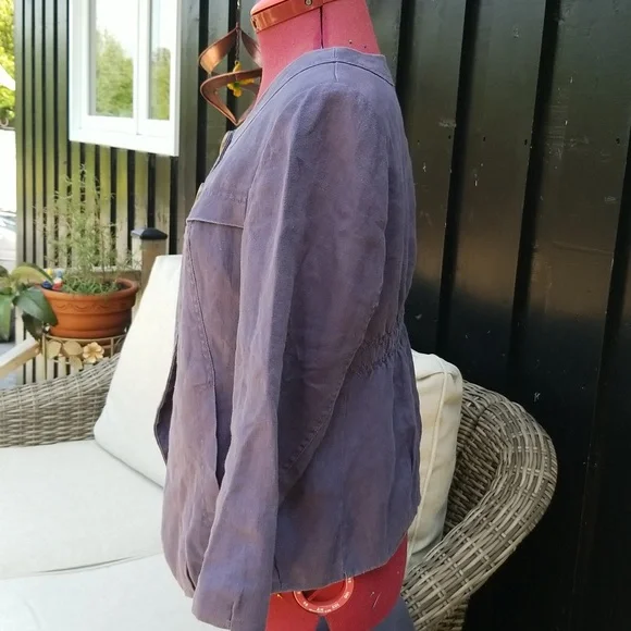Part Two 100% Linen Jacket - Picture 4 of 15